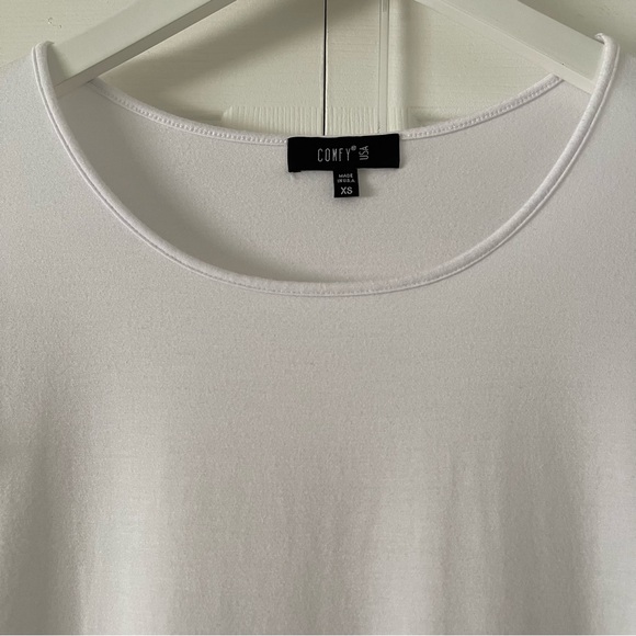 Comfy USA Elbow Sleeve Basic Tee - Picture 4 of 7